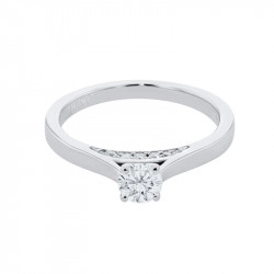 Alecia Collection Platinum & Diamond Ring - 0.31ct