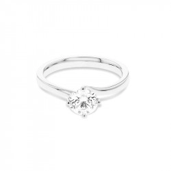 Amelia Collection Platinum & Diamond Engagement Ring - 0.90ct