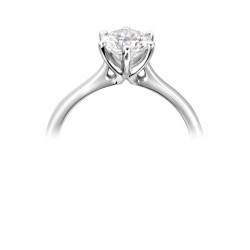 Lara Collection Platinum & Diamond Engagement Ring - 0.73ct