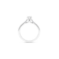 KC Collection Platinum & Diamond Solitaire Engagement Ring - 0.51ct 