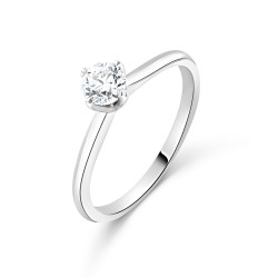 Athena Collection Platinum & Diamond Ring - 0.41ct