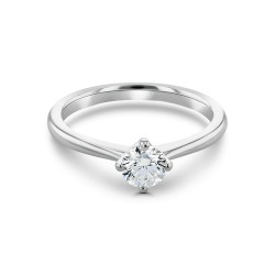 Athena Collection Platinum & Diamond Engagement Ring - 0.52ct