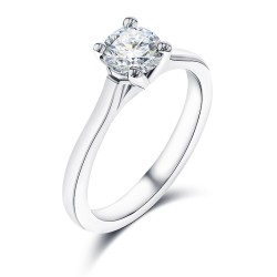 Platinum KC Collection Solitaire Engagement Ring - 0.73ct