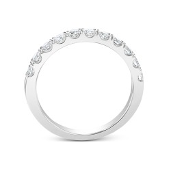 Ladies Platinum & Diamond Claw Set Wedding Ring - 0.50ct