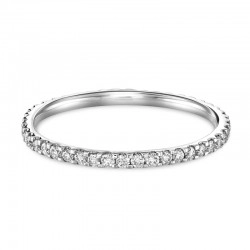 Platinum Full Diamond Set Wedding Ring