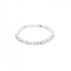 Platinum & Diamond Grain Set Wedding Ring - 0.20ct