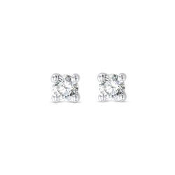 Platinum & Diamond Classic Stud Earrings - 0.30ct
