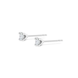 Platinum & Diamond Stud Earrings - 0.30ct