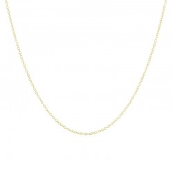 18ct Yellow Gold Trace Chain - 16"