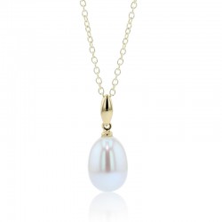 18ct Yellow Gold Freshwater Pearl Pendant