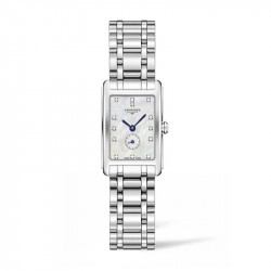 Longines Ladies DolceVita Mother-of-Pearl Diamond Dial Watch