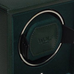 WOLF Cub Single Green Watch Winder Box