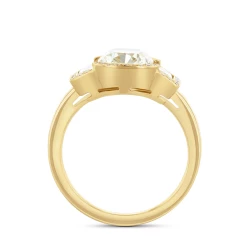 18ct Yellow Gold 3.52ct Fancy Diamond Ring Upright