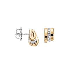 Fope 18ct Yellow Gold Flex'it Prima Diamond Stud Earrings