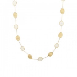 Marco Bicego 18ct Yellow Gold & Mother-of-Pearl Lunaria Necklet