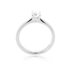 Alecia Collection Platinum 0.60ct Brilliant Cut Diamond Solitaire Ring