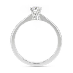 Alecia Platinum & 0.45ct Diamond Solitaire Ring Upright