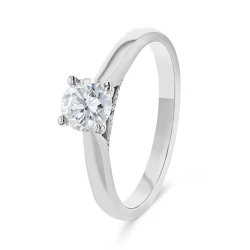 Alecia Platinum & Diamond Solitaire Ring