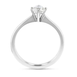 Athena Platinum & 0.55ct Diamond Solitaire Ring Upright