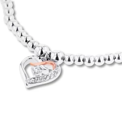 Clogau Kiss Affinity Beaded Bracelet Detail