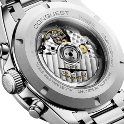 CONQUEST 42mm Chronograph back casing close up