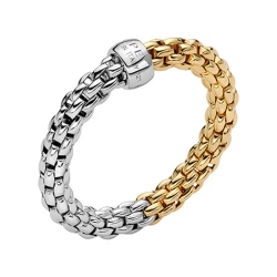 Fope Essentials 18ct White & Yellow Gold Ring