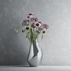 Georg Jensen Flora Collection Medium Vase Lifestyle