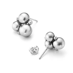 Georg Jensen Moonlight Grapes Stud Earrings front and back