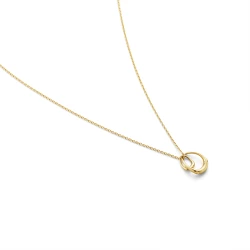 Georg Jensen Offspring 18ct Yellow Gold Necklace Angled View