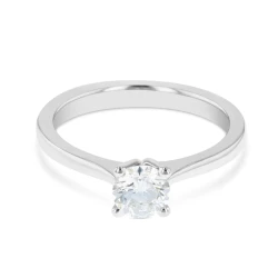 Grace Platinum and 0.61ct Diamond Engagement Ring Flat