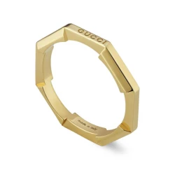 Gucci 18ct Yellow Gold Link to Love Collection Stacking Ring
