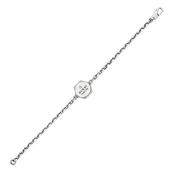 Gucci Trademark Hexagon Charm Bracelet Long
