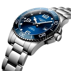 HYDROCONQUEST 41mm Blue Dial Automatic angled view