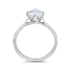 Lab Grown Diamond & Platinum Solitaire 1.12ct Engagement Ring
