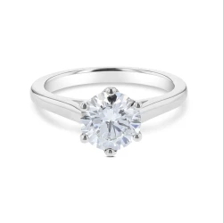 Lab Grown Diamond & Platinum Solitaire 1.71ct Engagement Ring