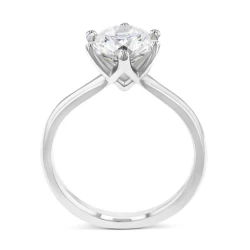 Lara Platinum & 2.00ct Diamond Solitaire Ring Upright