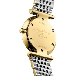 Longines Gents Steel & Yellow PVD La Grande Classique White Dial Watch - 38mm