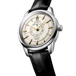 Longines Conquest Heritage Power Reserve 38mm Champagne Dial and strap