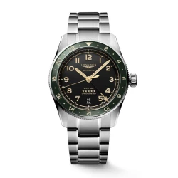 Longines Spirit Zulu Time 39mm anthracite dial watch