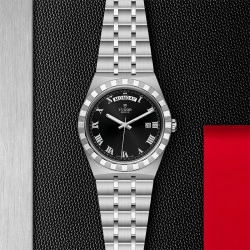 TUDOR Royal Collection Black Dial Watch - 41mm