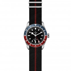 TUDOR Black Bay GMT Black Dial Fabric Strap Watch - 41mm