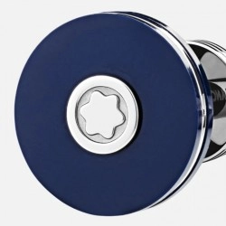 Montblanc PIX Collection Steel & Blue Precious Resin Cufflinks