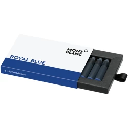 Montblanc Ink Cartridges Royal Blue 8 Pack Boxed