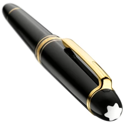 Montblanc Meisterstuck Classique Rollerball Pen Top of pen