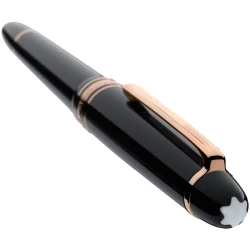 Montblanc Meisterstuck Rose Gold-Coated Rollerball Pen Top View