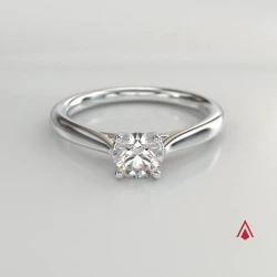 Platinum & 1.21ct Diamond Solitaire Engagement Ring 360 Video
