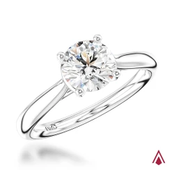 Platinum & 1.21ct Diamond Solitaire Engagement Ring