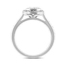Pre-Loved Platinum 1.02ct Diamond Ring Upright