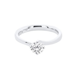 Amelia Collection Platinum & Diamond Solitaire Engagement Ring - 0.50ct