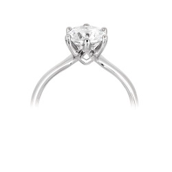 Lara Collection Platinum & Diamond Engagement Ring - 0.80ct